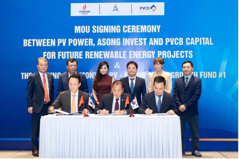 PV Power, Asong Invest & PVCB Capital sign MoU to co-invest in green industry