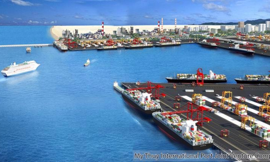 Phối cảnh bến cảng Mỹ Thủy