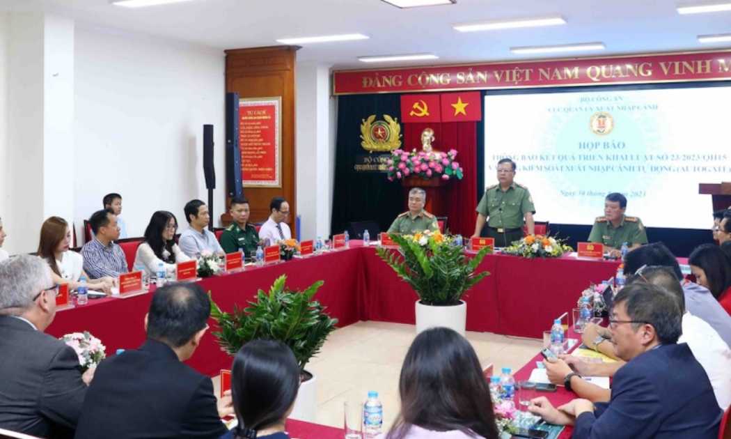  Cục Quản lý xuất nhập cảnh (A08-Bộ Công an) tổ chức họp báo