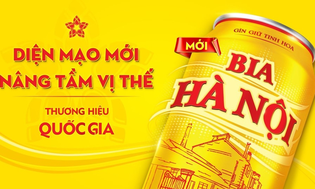 Bia Hà Nội ra mắt nhận diện thương hiệu mới.
