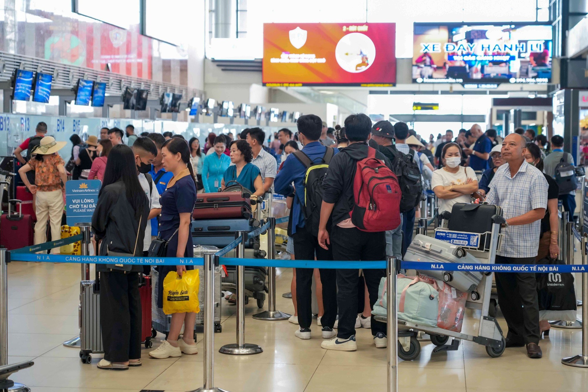 Hai cảng hàng không cửa ngõ dự kiến đón trên 1 triệu khách dịp nghỉ lễ Quốc khánh.