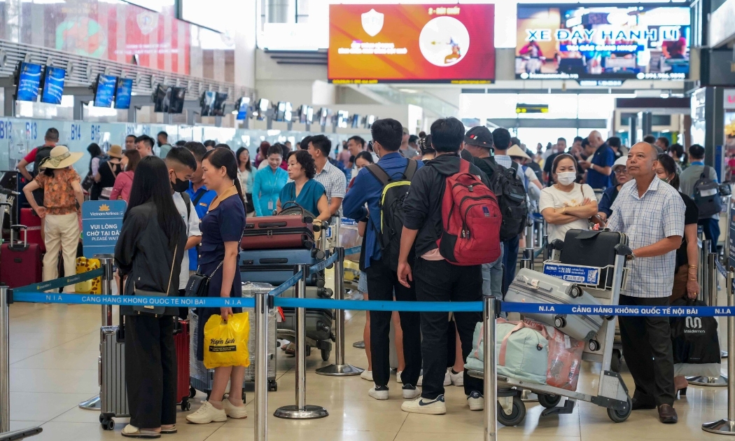 Hai cảng hàng không cửa ngõ dự kiến đón trên 1 triệu khách dịp nghỉ lễ Quốc khánh.