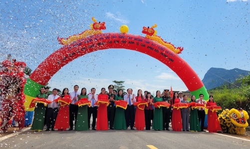 Quảng Ninh khánh thành Quốc lộ 18C nối khu kinh tế cửa khẩu Móng Cái và Bắc Phong Sinh