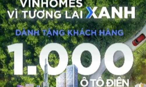 Vinhomes tặng 1000 ô tô điện VinFast cho khách hàng