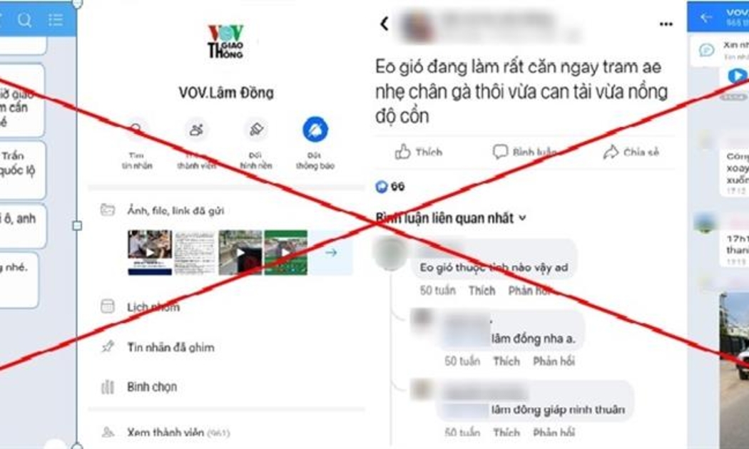 Hình ảnh các nhóm “báo chốt Cảnh sát giao thông” trên mạng xã hội.