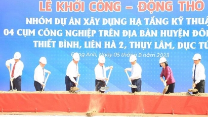 Hanoi kicks off construction of four industrial clusters