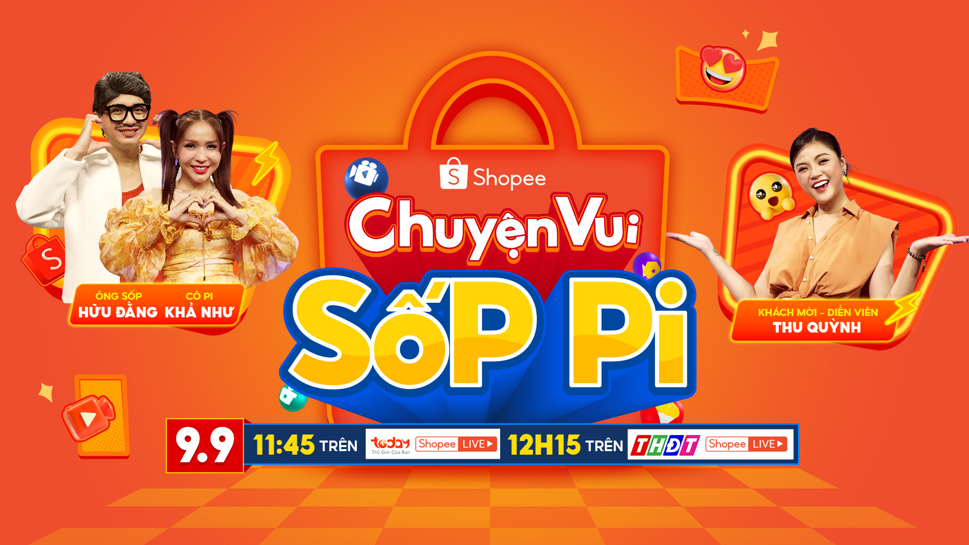 “Chuyện vui sốp pi 9.9” sẽ chào đón khách mời đặc biệt là diễn viên Thu Quỳnh.