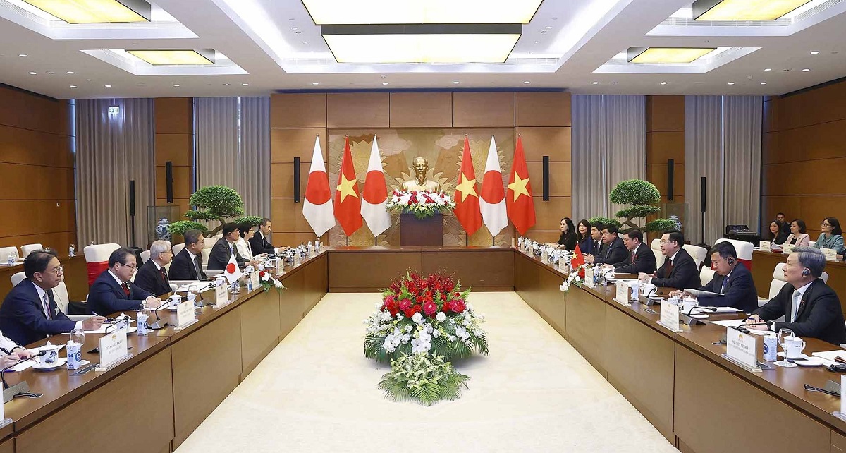 Quang cảnh cuộc hội đàm. Ảnh: TTXVN.