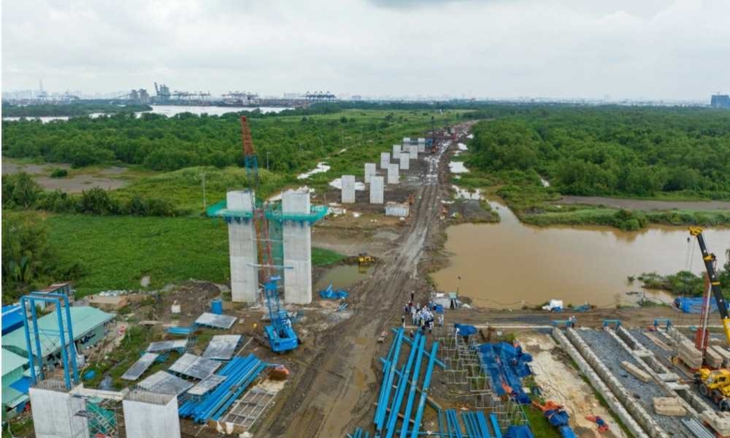 Sau một năm thi công, đến nay hạng mục cầu Nhơn Trạch đã đạt 46% khối lượng, tiến độ các cọc khoan nhồi đã đạt 100% khối lượng.
