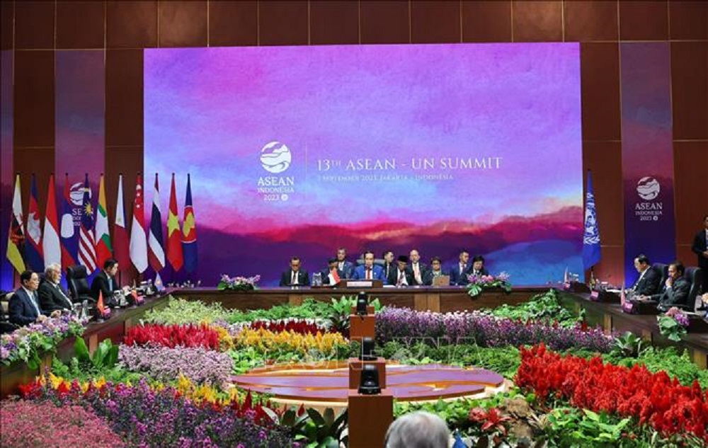 Hội nghị Cấp cao ASEAN - Liên hợp quốc lần thứ 13. Ảnh:TTXVN.