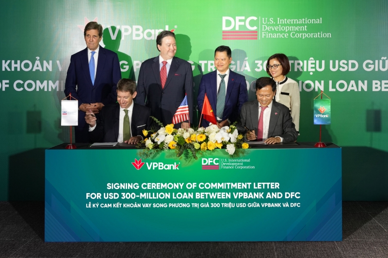 DFC pledges $300mln loan to VPBank to boost sustainable finance
