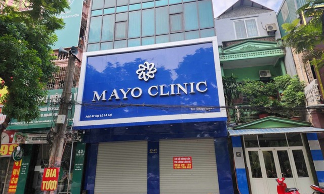 Cơ sở thẩm mỹ MAYO, địa chỉ 45-47 Đại lộ Lê Lợi, thành phố Thanh Hóa bị xử phạt số tiền 45 triệu đồng