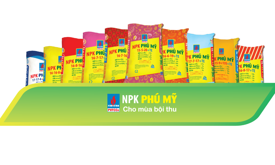 Đến nay, PVFCCo đã cho ra thị trường gần 30 công thức, sản phẩm NPK Phú Mỹ.