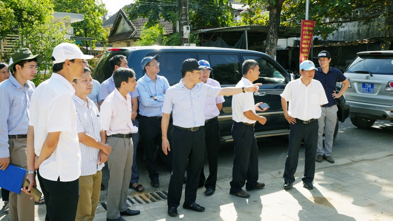 Lãnh đạo tỉnhThừa Thiên Huế  đi kiểm tra, đôn đốc tiến độ các dự án trên địa bàn