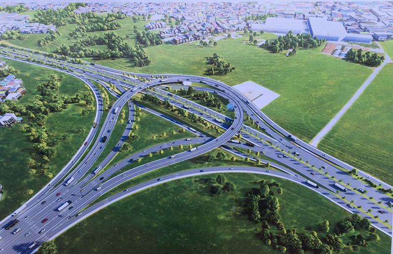 Part of Ring Road No. 3 in Ho Chi Minh City. 