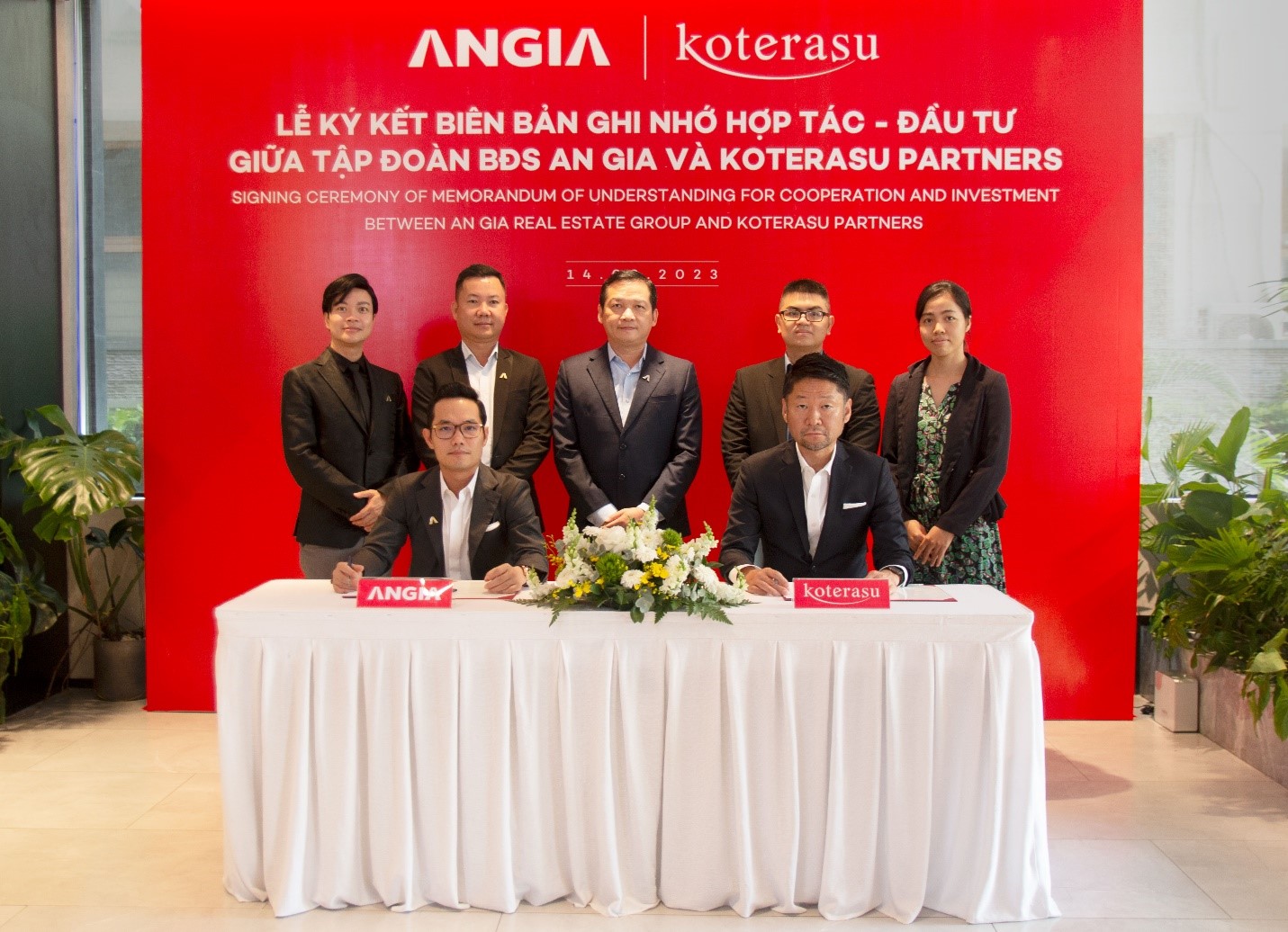 Koterasu đạt thỏa thuận đầu tư 10 triệu USD vào An Gia.