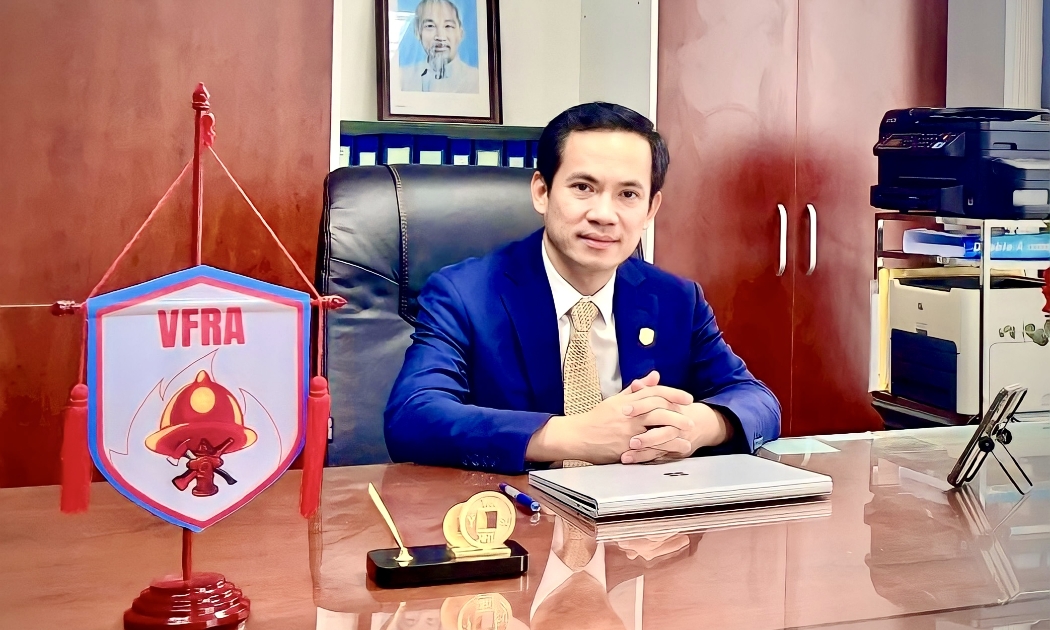 Ông Bùi Xuân Thái, chuyên gia đến từ Hiệp hội phòng cháy chữa cháy và cứu nạn cứu hộ Việt Nam