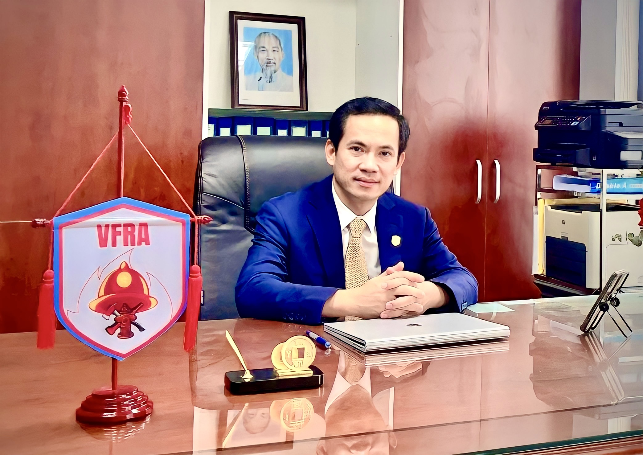 Ông Bùi Xuân Thái, chuyên gia đến từ Hiệp hội phòng cháy chữa cháy và cứu nạn cứu hộ Việt Nam