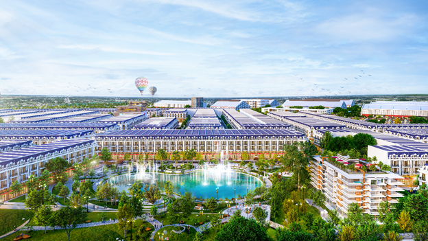Công viên Estella Park tại khu đô thị Estella City mang đến không gian sống xanh mát cho cư dân.