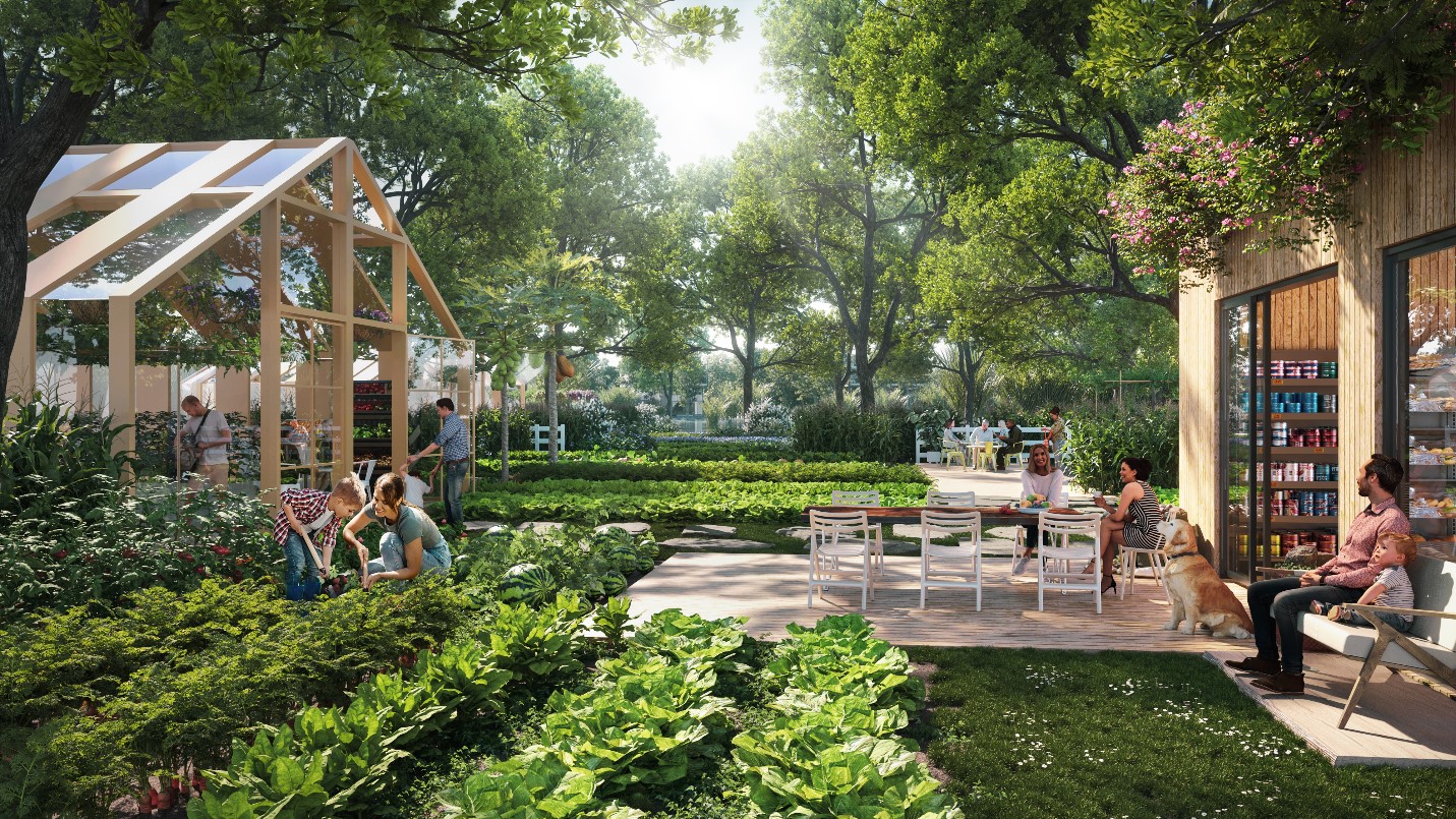 Không gian dưỡng trí của Riverwalk.