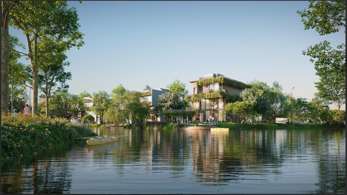 Riverwalk - nằm trong Resort 6 sao Ecovillage Saigon River, cách nhà thờ Đức Bà 18 km.