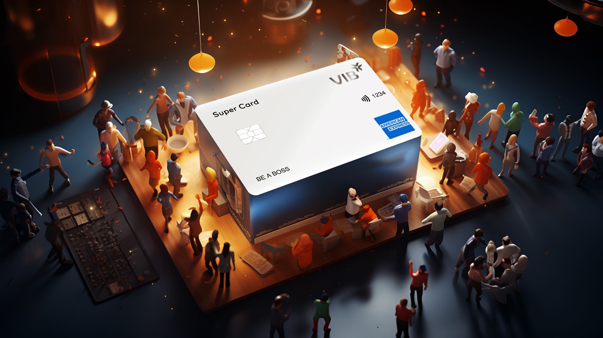 Được biết đến là ngân hàng dẫn đầu xu thế thẻ, VIB thuộc top ngân hàng có chi tiêu qua thẻ cao nhất.