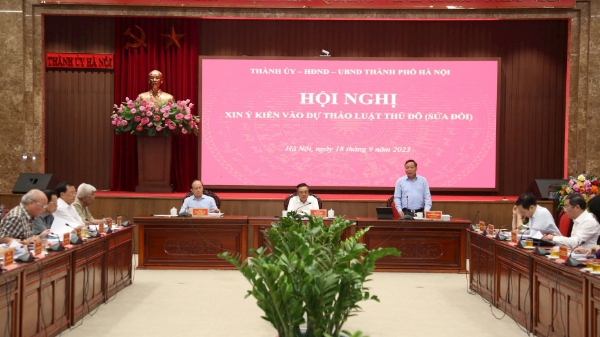 Cần hoàn thiện Dự thảo Luật Thủ đô (sửa đổi) theo hướng cô đọng, khái quát hơn