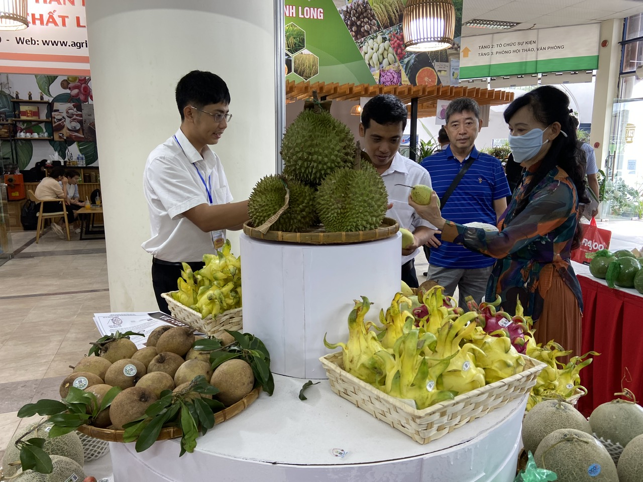 Sản phẩm địa phương tại triển lãm AgroViet 2023.