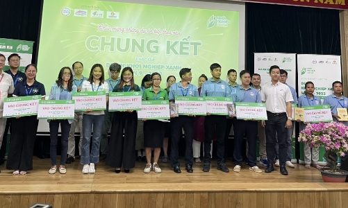 15 dự án vào chung kết cuộc thi Dự án Khởi nghiệp xanh 2023