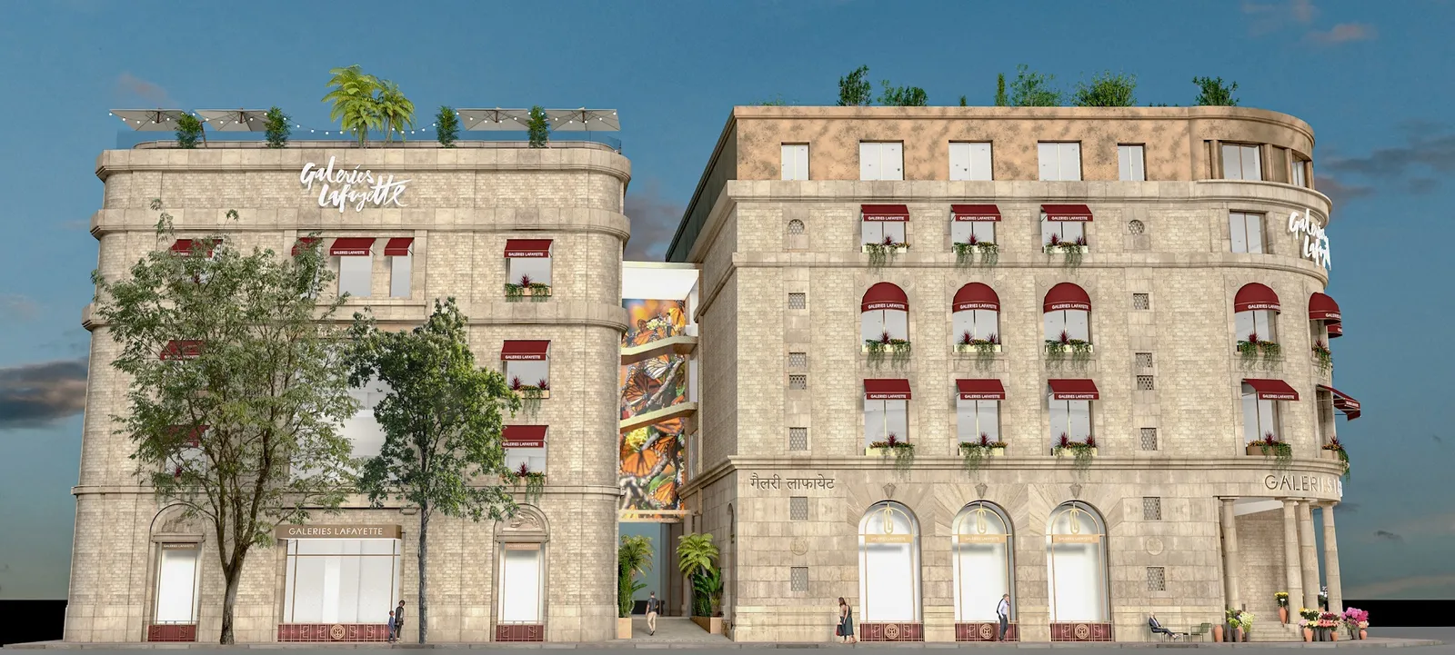 Cửa h&agrave;ng b&aacute;ch h&oacute;a Galeries Lafayette tại Mumbai, nơi sẽ c&oacute; hơn 200 thương hiệu cao cấp v&agrave; thiết kế ri&ecirc;ng&nbsp;sẽ khai trương v&agrave;o năm 2024.