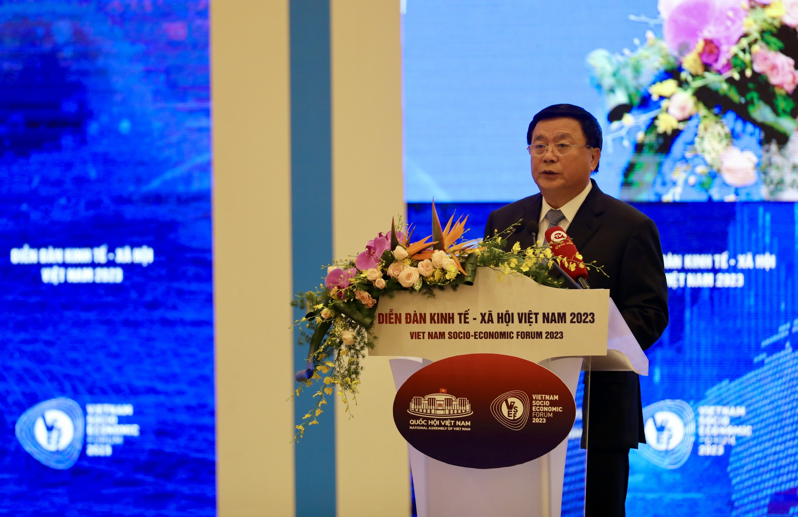 &Ocirc;ng&nbsp;Nguyễn Xu&acirc;n Thắng, Gi&aacute;m đốc Học viện Ch&iacute;nh trị quốc gia Hồ Ch&iacute; Minh, Chủ tịch Hội đồng L&yacute; luận Trung ương. Ảnh: Việt Dũng.