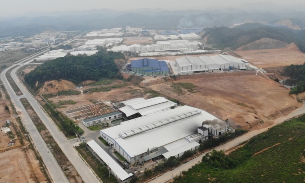 Một góc Khu Công nghiệp phía Nam tỉnh Yên Bái.