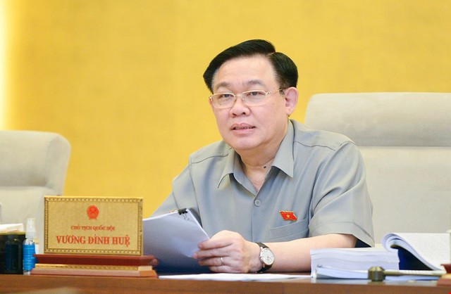 Chủ tịch Quốc hội Vương Đình Huệ.