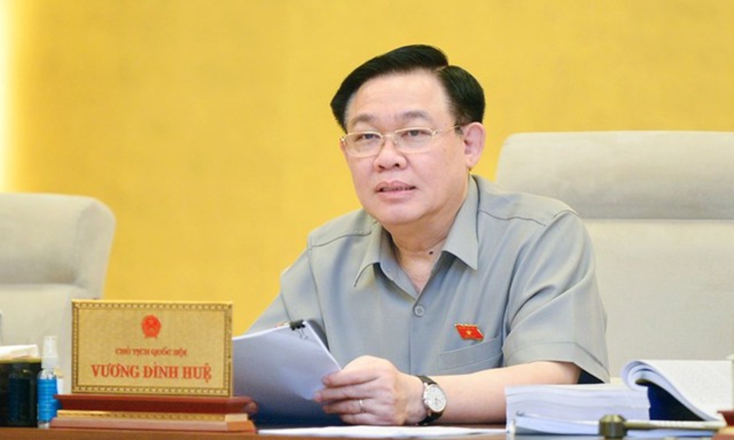 Chủ tịch Quốc hội Vương Đình Huệ.