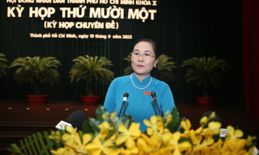 Chủ tịch HĐND TP.HCM Nguyễn Thị Lệ chủ trì kỳ họp thứ 11, HĐND TP.HCM khóa X, nhiệm kỳ 2021 - 2026.