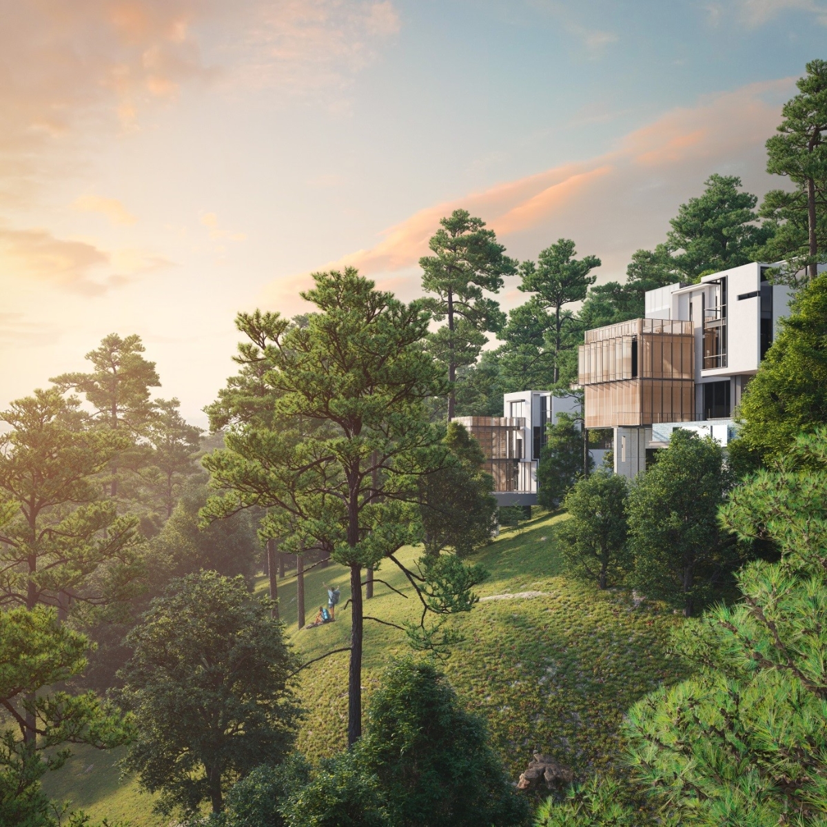 Với mong muốn bảo tồn nguy&ecirc;n vẹn vẻ đẹp tự nhi&ecirc;n tại Thanh Xuan Valley duy tr&igrave; mật độ x&acirc;y dựng thực tế ở mức 15% - thấp hơn những khu resort trong ph&acirc;n kh&uacute;c 5 sao. Ảnh: Thanh Xuan Valley.