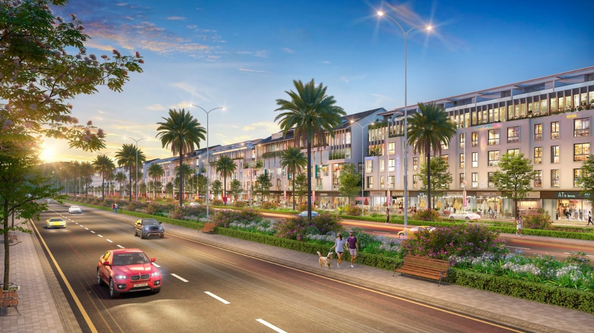 Shophouse mặt tiền đại lộ DT975.