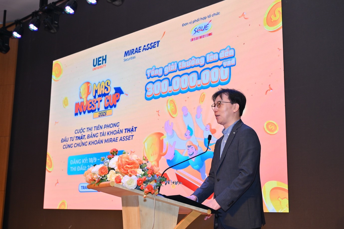 Ông Kang Moon Kyung - Tổng giám đốc Công ty Cổ phần Chứng khoán Mirae Asset - thành viên của Tập đoàn Mirae Asset toàn cầu..