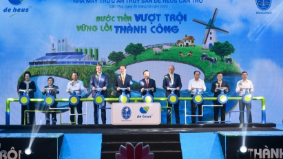 De Heus opens $20mln aquatic feed plant in Can Tho
