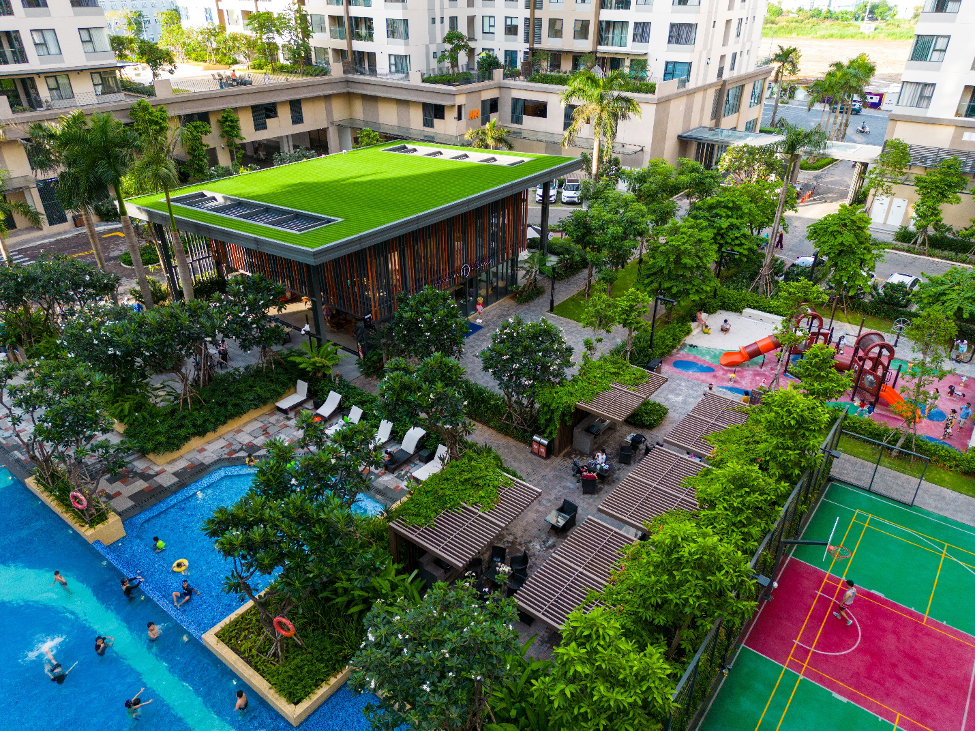 Chuỗi tiện ích hoàn chỉnh và cảnh quan nội khu Akari City giai đoạn 1.