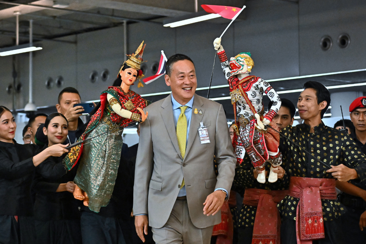 Thủ tướng Srettha Thavisin có mặt tại sân bay Suvarnabhumi hôm 25/9 vừa qua. Ảnh: News18