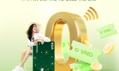 Lợi ích của thẻ Vietcombank công nghệ chip contactless