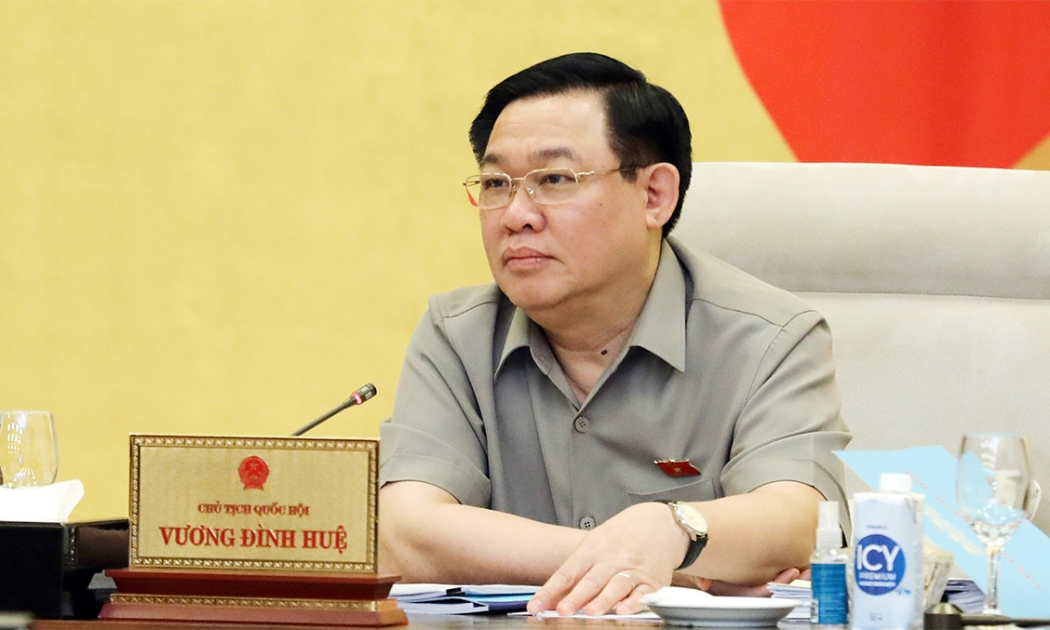 Chủ tịch Quốc hội Vương Đình Huệ. Ảnh: ĐBND