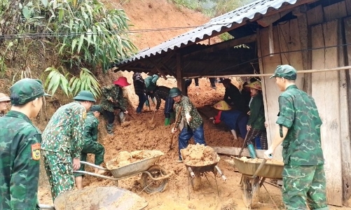 Thanh Hóa, Nghệ An khắc phục hậu quả mưa lũ gây ra