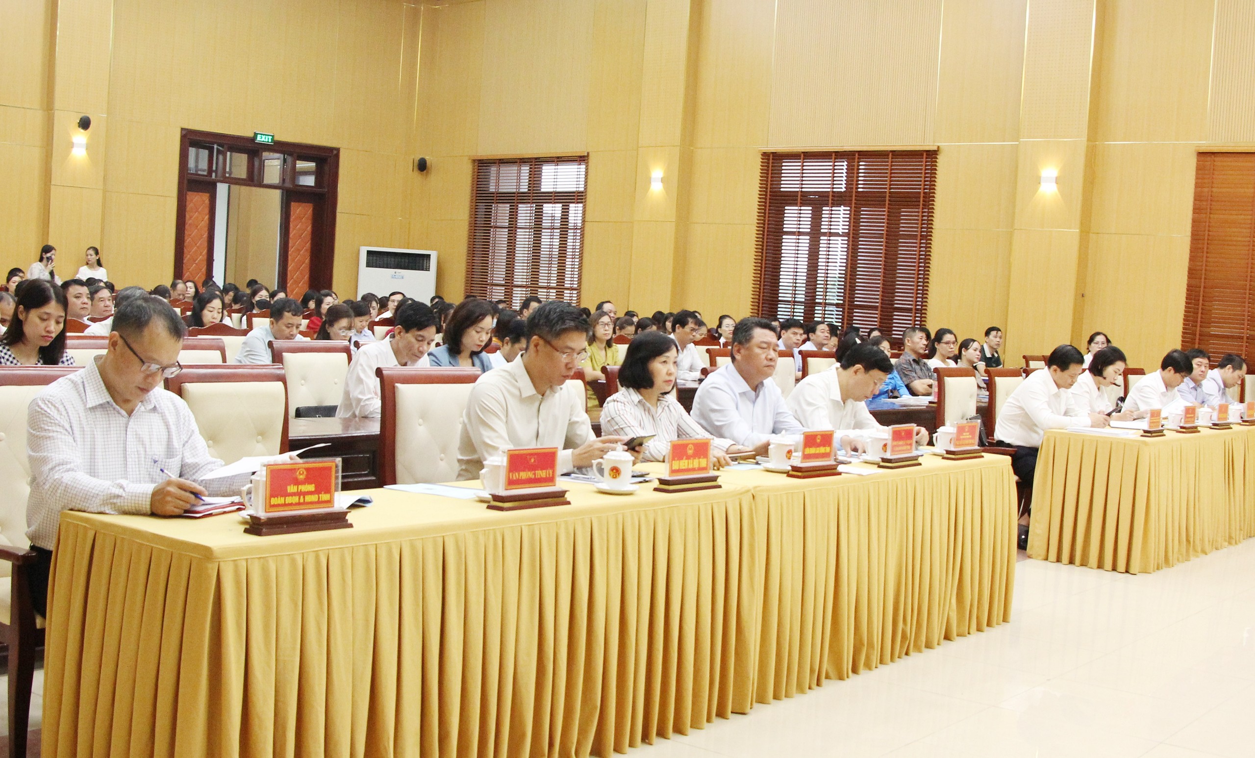 C&aacute;c đại biểu tham dự hội nghị. Ảnh - BHXH Việt Nam.