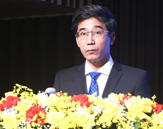 Phó Chủ tịch UBND TP. Đà Nẵng Trần Chí Cường phát biểu khai mạcNgày hội Khởi nghiệp đổi mới sáng tạo thành phố Đà Nẵng - SURF 2023. 