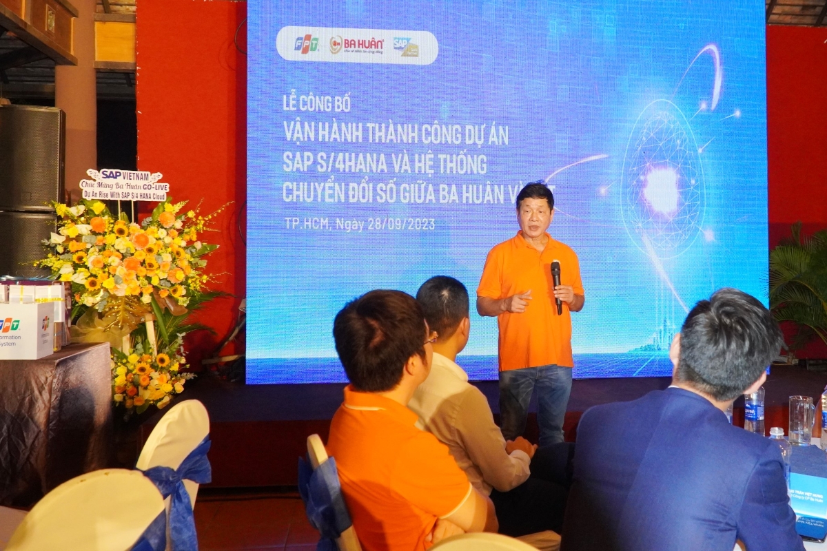 Ông Trương Gia Bình - Chủ tịch Tập đoàn FPT chia sẻ sự hợp tác giữa hai côngty sẽ là cú hích thúc đẩy mạnh mẽ chuyển đổi số cho ngành nông nghiệp.