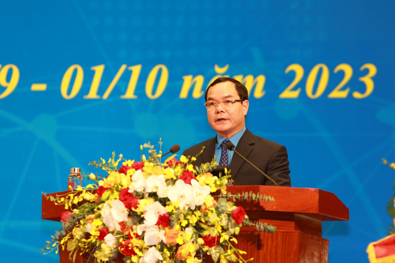 Ông Nguyễn Đình Khang, Chủ tịch Tổng Liên đoàn Lao động Việt Nam.