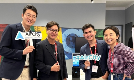 Ban lãnh đạo AirCity vui mừng công bố gọi vốn thành công vòng hạt giống từ Sopoong và các nhà đầu tư khác.