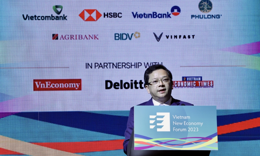 Ông Nguyễn Đức Hiển, Phó trưởng Ban Kinh tế Trung ương phát biểu tại diễn đàn - Ảnh: Việt Dũng